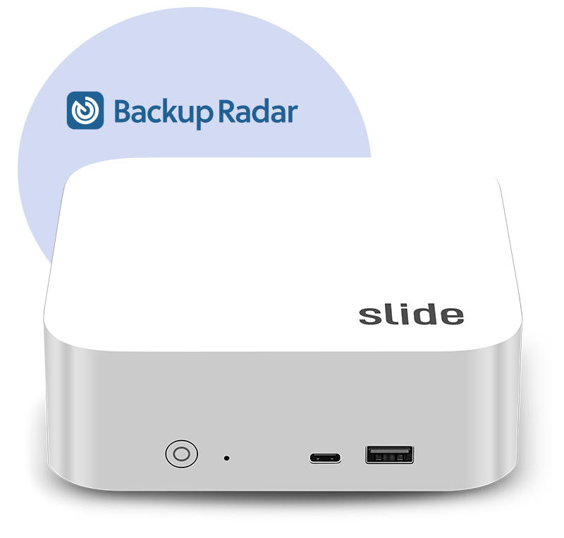 backupradarwslide Slide box with BackupRadar